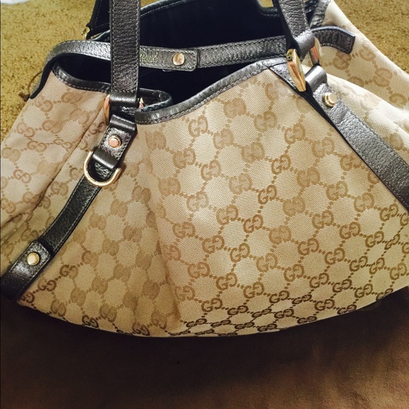 Gucci brown GG canvas medium Abbey shoulder bag - Picture 6 of 9